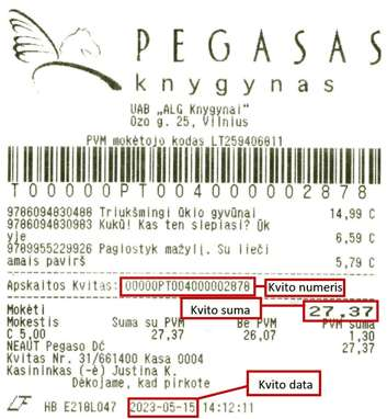 Kvito pavyzdys